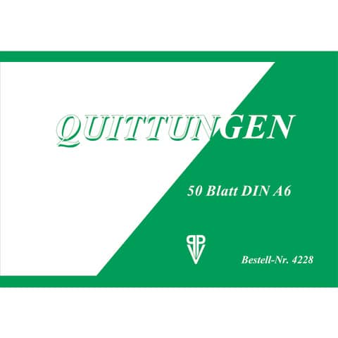 Quittung - A6, 50 Blatt