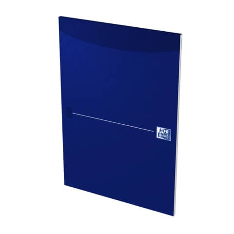 Office Briefblock - A4, blanko, blau, kopfgeleimt