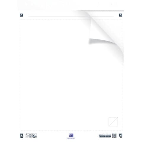 Flipchart-Block Smart Charts - 68 x 98 cm, blanko, 20 Blatt, selbstklebend
