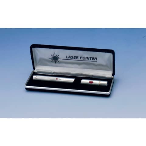 Laserpointer Pfeil silber Laserklasse 2 incl. Batt .