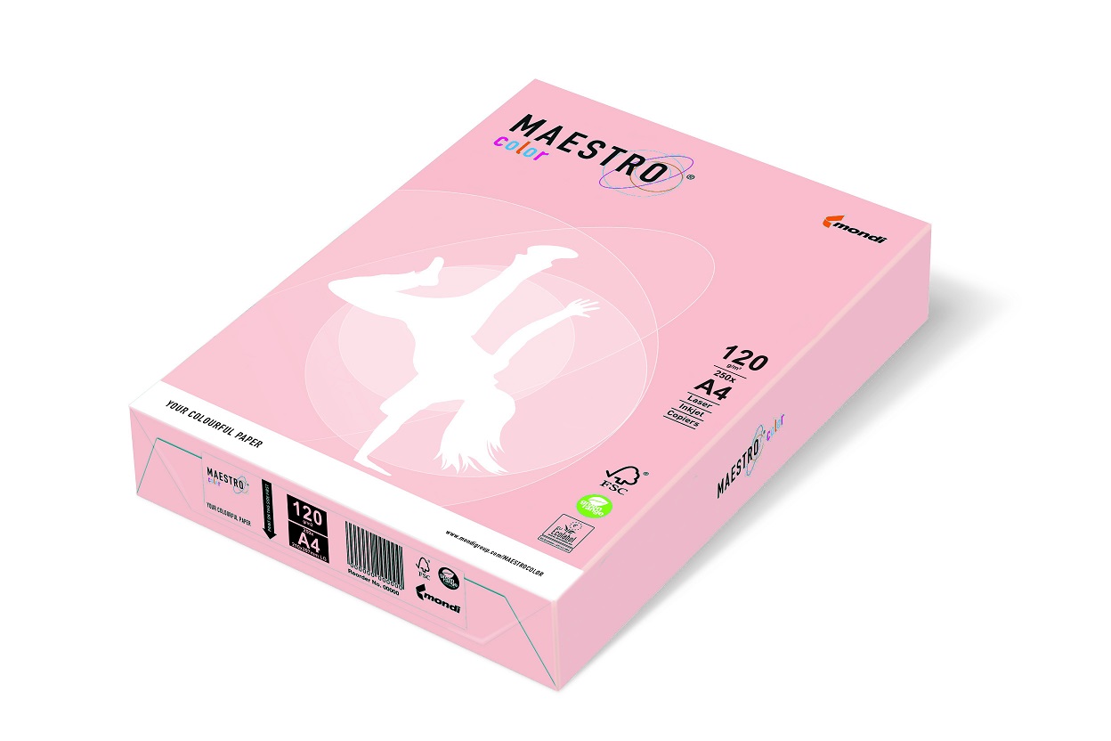 Kopierpapier A4, 120g, flamingo OPI74, Maestro Color f. Laser, Inkjet u. Kopierer
