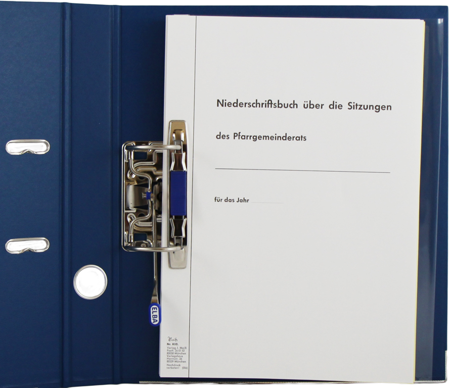 Niederschriftsbuch Pfarrgemeinderat komplett
