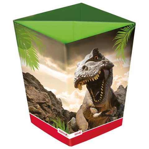 Papierkorb Tyrannosaurus - 10 L, getrennt Müllfäch er