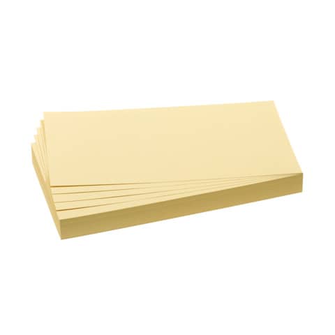 Moderationskarte - Rechteck, 205 x 95 mm, gelb, 50 0 Stück