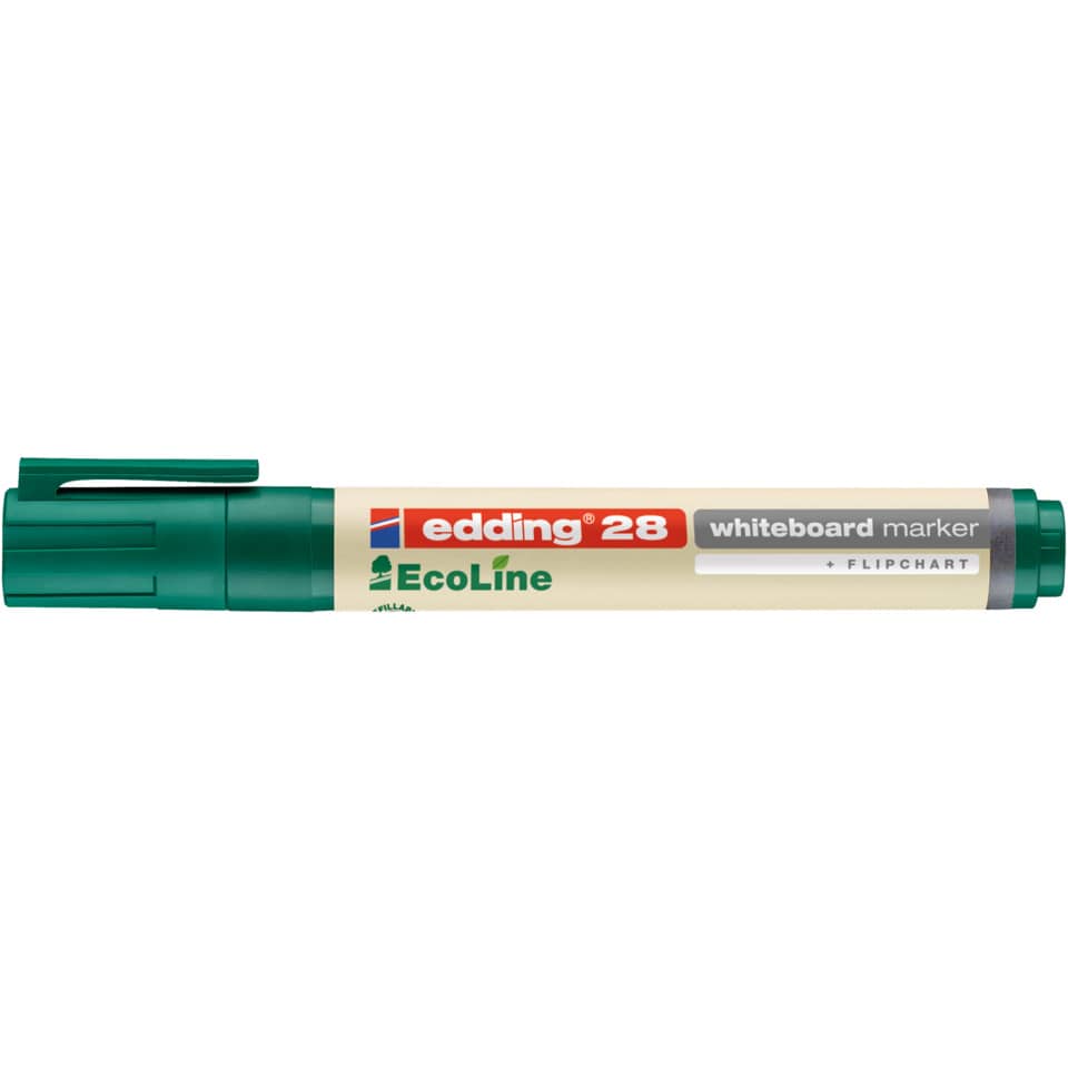 28 Boardmarker EcoLine - nachfüllbar, 1,5 - 3 mm, grün