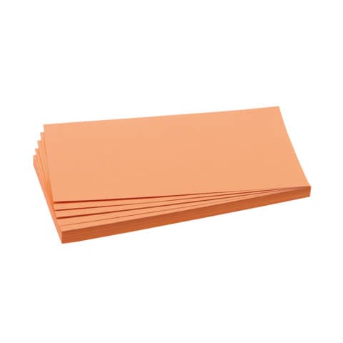 Moderationskarte - Rechteck, 205 x 95 mm, orange, 500 Stück