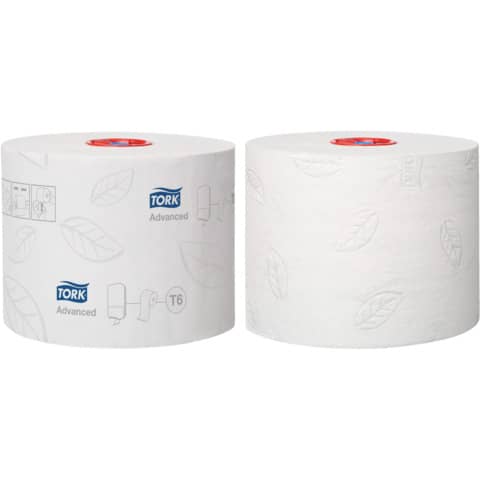 Toilettenpapier Midi für T6 System - weich, 2-lagi g, 27 Rollen á 100 m