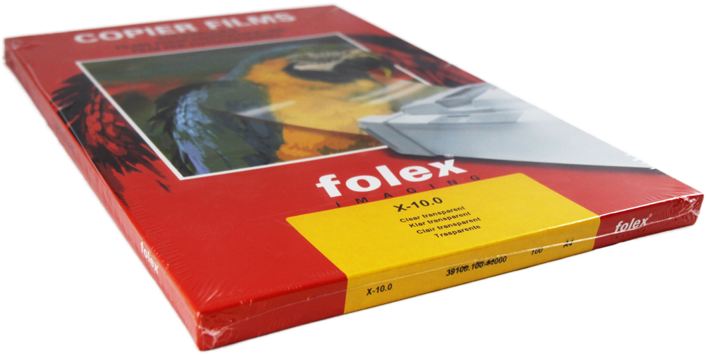 Kopierfolie Folex x-10.0, A4, für s/w Kopierer u. Laserdrucker