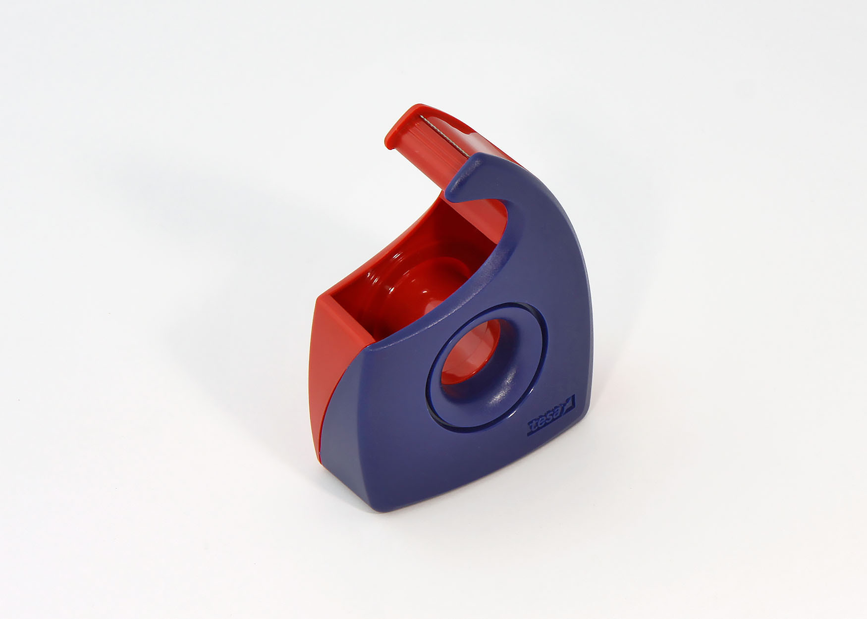 Handabroller tesa Easy Cut 19 mmx10m, rot / blau
